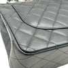シャネル CHANEL デカマトラッセ30 A58600 25番台 ブラック シルバー金具 キャビアスキン レディース ショルダーバッグ
