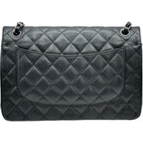シャネル CHANEL デカマトラッセ30 A58600 25番台 ブラック シルバー金具 キャビアスキン レディース ショルダーバッグ