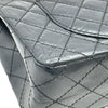シャネル CHANEL 2.55 マトラッセ チェーンショルダー A37586 24番台 ブルーグレー系 シルバー金具 エイジドカーフ レディース ショルダーバッグ