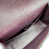 シャネル CHANEL 2.55 マトラッセ チェーンショルダー A37586 24番台 ブルーグレー系 シルバー金具 エイジドカーフ レディース ショルダーバッグ