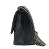 シャネル CHANEL 2.55 マトラッセ チェーンショルダー A37586 24番台 ブルーグレー系 シルバー金具 エイジドカーフ レディース ショルダーバッグ
