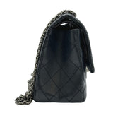 シャネル CHANEL 2.55 マトラッセ チェーンショルダー A37586 24番台 ブルーグレー系 シルバー金具 エイジドカーフ レディース ショルダーバッグ