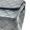 シャネル CHANEL 2.55 マトラッセ チェーンショルダー A37586 24番台 ブルーグレー系 シルバー金具 エイジドカーフ レディース ショルダーバッグ