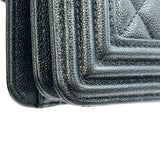 シャネル CHANEL ボーイシャネルチェーンショルダー AS0130 28番台 ブラック ゴールド金具 キャビア レディース ショルダーバッグ