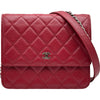 シャネル CHANEL クラシック チェーンウォレット AP3701 24番台 レッド ゴールド金具 キャビアスキン レディース ショルダーバッグ