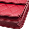 シャネル CHANEL クラシック チェーンウォレット AP3701 24番台 レッド ゴールド金具 キャビアスキン レディース ショルダーバッグ