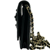 シャネル CHANEL カメリアチェーンウォレット AP0046 27番台 ブラック ゴールド金具 ラムスキン レディース ショルダーバッグ