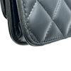 シャネル CHANEL カメリアチェーンウォレット AP0046 27番台 ブラック ゴールド金具 ラムスキン レディース ショルダーバッグ