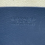 ゴヤール GOYARD プリュメポーチウォレット ネイビー コーティングキャンバス レディース ショルダーバッグ