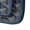ゴヤール GOYARD プリュメポーチウォレット ネイビー コーティングキャンバス レディース ショルダーバッグ