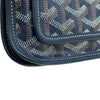 ゴヤール GOYARD プリュメポーチウォレット ネイビー コーティングキャンバス レディース ショルダーバッグ