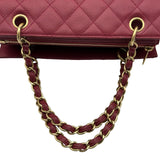 シャネル CHANEL ココマークチェーンショルダーバッグ A15688 6番台 ピンク ゴールド金具 キャビアスキン レディース ショルダーバッグ