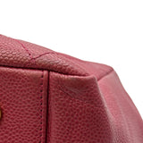 シャネル CHANEL ココマークチェーンショルダーバッグ A15688 6番台 ピンク ゴールド金具 キャビアスキン レディース ショルダーバッグ