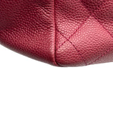 シャネル CHANEL ココマークチェーンショルダーバッグ A15688 6番台 ピンク ゴールド金具 キャビアスキン レディース ショルダーバッグ