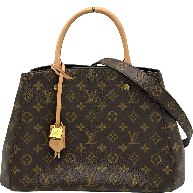ルイ・ヴィトン LOUIS VUITTON モンテーニュMM M41056 ブラウン