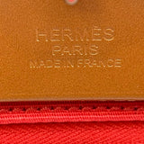 エルメス HERMES エールバッグジップPM D刻 ローズエクストリーム シルバー金具 トワル・ヴァッシュ レディース ショルダーバッグ