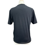 プラダ PRADA トライアングルロゴ半袖Tシャツ UJN661 ブラック コットン メンズ 半袖Ｔシャツ