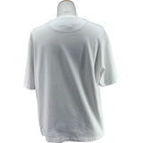 プラダ PRADA ワンポイントロゴ半袖Ｔシャツ UJN896 ホワイト コットン メンズ 半袖Ｔシャツ