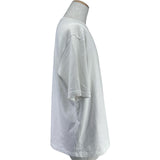 プラダ PRADA ワンポイントロゴ半袖Ｔシャツ UJN896 ホワイト コットン メンズ 半袖Ｔシャツ