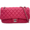 シャネル CHANEL マトラッセフラップバッグ A67742 20番台 ピンク シルバー金具 キャビアスキン レディース ショルダーバッグ