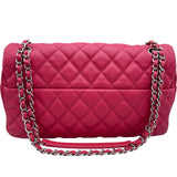 シャネル CHANEL マトラッセフラップバッグ A67742 20番台 ピンク シルバー金具 キャビアスキン レディース ショルダーバッグ