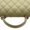 シャネル CHANEL マトラッセトップハンドルフラップバッグ AS2431 イエロー ゴールド金具 ラムスキン レディース ハンドバッグ