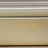 シャネル CHANEL マトラッセトップハンドルフラップバッグ AS2431 イエロー ゴールド金具 ラムスキン レディース ハンドバッグ