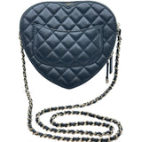 シャネル CHANEL マトラッセ ハートシェイプバッグ AS5764 ブラック ゴールド金具 ラムスキン レディース ショルダーバッグ
