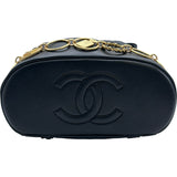 シャネル CHANEL アイコンチャームスモールリュック AS4275 ブラック ゴールド金具 ラムスキン レディース リュック・デイパック
