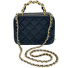 シャネル CHANEL マトラッセ スモールバニティケース AS3318 ブラック ゴールド金具 ラムスキン レディース ショルダーバッグ