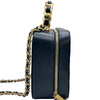 シャネル CHANEL マトラッセ スモールバニティケース AS3318 ブラック ゴールド金具 ラムスキン レディース ショルダーバッグ