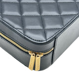 シャネル CHANEL マトラッセ スモールバニティケース AS3318 ブラック ゴールド金具 ラムスキン レディース ショルダーバッグ