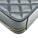 シャネル CHANEL マトラッセ スモールバニティケース AS3318 ブラック ゴールド金具 ラムスキン レディース ショルダーバッグ