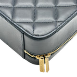 シャネル CHANEL マトラッセ スモールバニティケース AS3318 ブラック ゴールド金具 ラムスキン レディース ショルダーバッグ