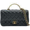 シャネル CHANEL トップハンドルフラップバッグ AS4530 ブラック ゴールド金具 ラムスキン レディース ショルダーバッグ