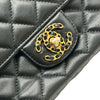 シャネル CHANEL トップハンドルフラップバッグ AS4530 ブラック ゴールド金具 ラムスキン レディース ショルダーバッグ