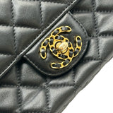 シャネル CHANEL トップハンドルフラップバッグ AS4530 ブラック ゴールド金具 ラムスキン レディース ショルダーバッグ
