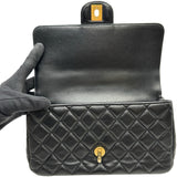 シャネル CHANEL トップハンドルフラップバッグ AS4530 ブラック ゴールド金具 ラムスキン レディース ショルダーバッグ