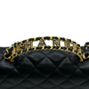 シャネル CHANEL トップハンドルフラップバッグ AS4530 ブラック ゴールド金具 ラムスキン レディース ショルダーバッグ