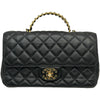 シャネル CHANEL トップハンドルフラップバッグ AS4530 ブラック ゴールド金具 ラムスキン レディース ショルダーバッグ
