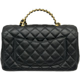 シャネル CHANEL トップハンドルフラップバッグ AS4530 ブラック ゴールド金具 ラムスキン レディース ショルダーバッグ