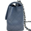 シャネル CHANEL ミニマトラッセ18 A35200 19番台 ブルー シルバー金具 キャビアスキン レディース ショルダーバッグ