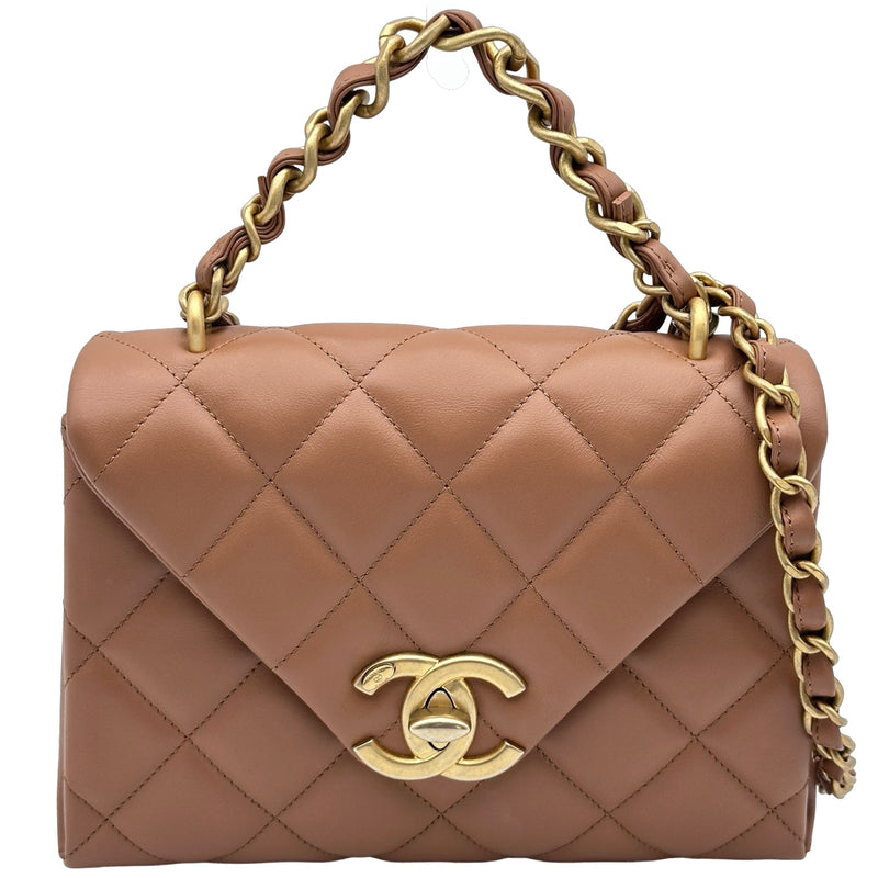 シャネル CHANEL マトラッセフラップショルダーバッグ AS4553 ベージュ