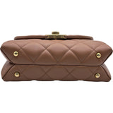 シャネル CHANEL マトラッセフラップショルダーバッグ AS4553 ベージュ ゴールド金具 ラムスキン レディース ショルダーバッグ