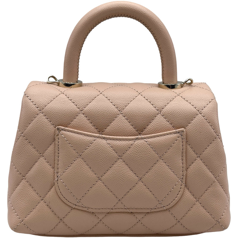 シャネル CHANEL ココハンドルXXS AS2215 31番台 ピンク ゴールド金具