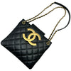 シャネル CHANEL ココマークスモールショッピングバッグ AS4596 ブラック ゴールド金具 ラムスキン レディース ショルダーバッグ