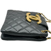 シャネル CHANEL ココマークスモールショッピングバッグ AS4596 ブラック ゴールド金具 ラムスキン レディース ショルダーバッグ