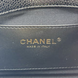 シャネル CHANEL ミニマトラッセ18 AS5098 ブラック ゴールド金具 キャビアスキン レディース ショルダーバッグ