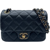シャネル CHANEL ミニマトラッセ18 AS5098 ブラック ゴールド金具 キャビアスキン レディース ショルダーバッグ