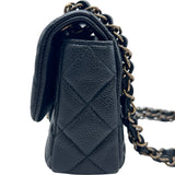 シャネル CHANEL ミニマトラッセ18 AS5098 ブラック ゴールド金具 キャビアスキン レディース ショルダーバッグ